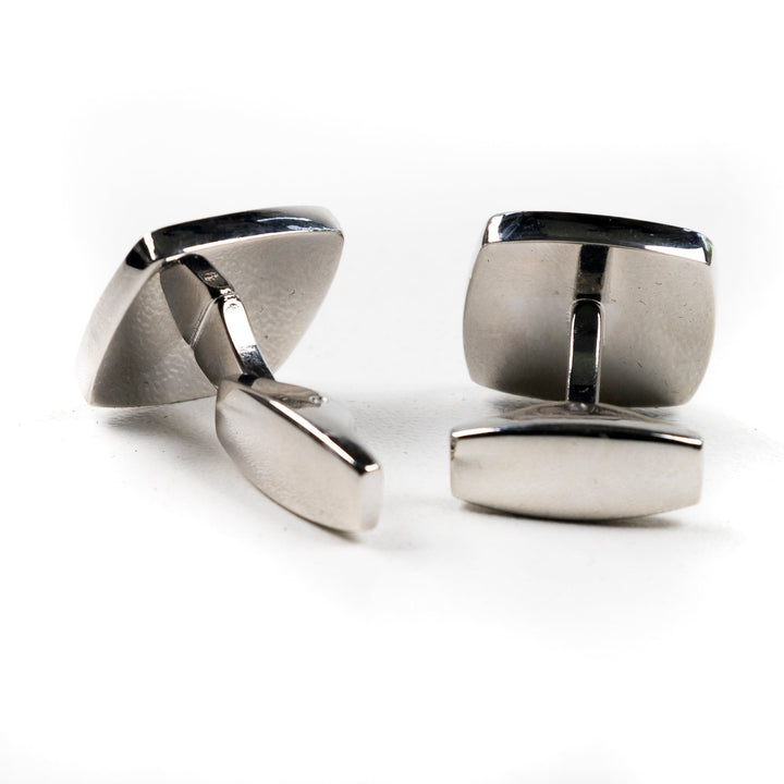 Black Bonefish Millefiori Inlay Cufflink Pair