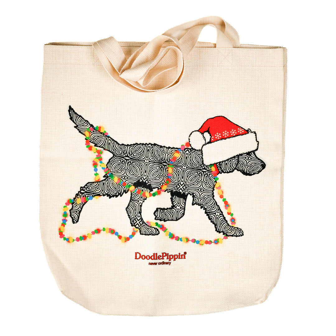 SALE Christmas Labrador Labradoodle Bag - Black