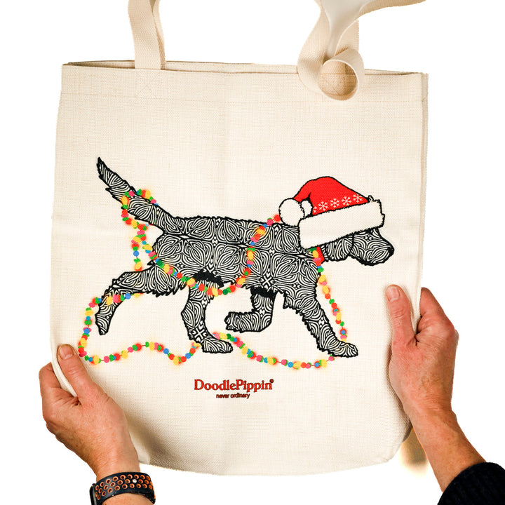 SALE Christmas Labrador Labradoodle Bag - Black