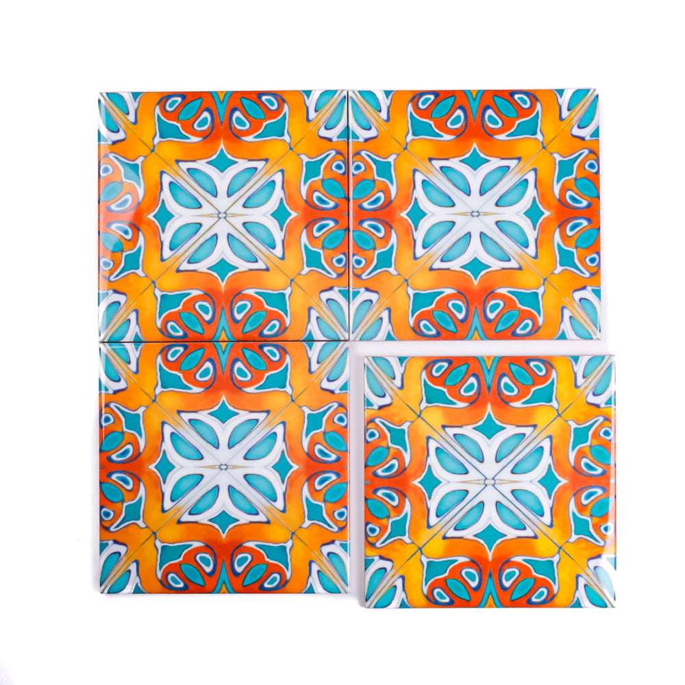 Alhambra Reversed - teal version