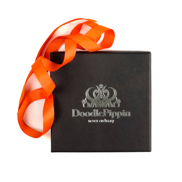 Teal Jasmine Flower Compact Folding Mirror