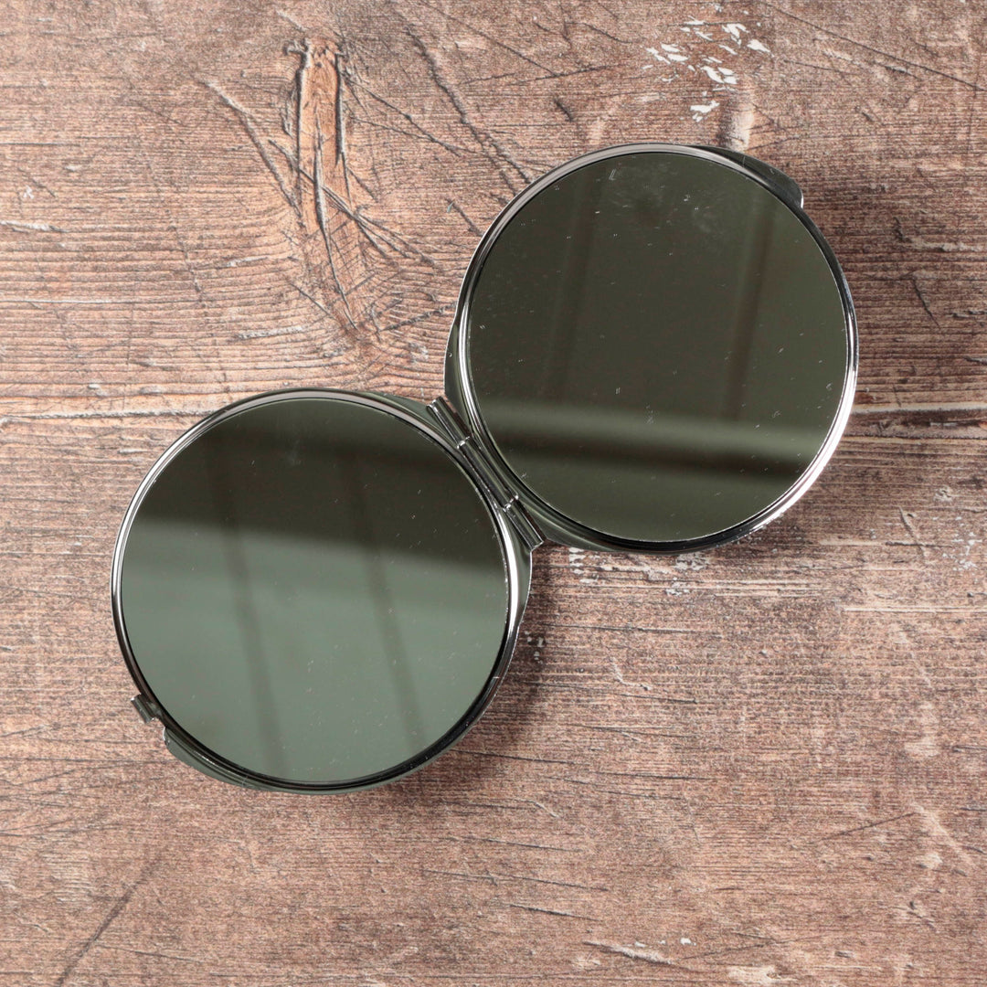 Flourishing Garden Compact Folding Mirror