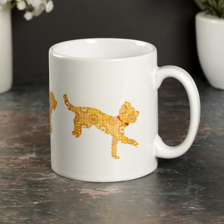 Christmas Cockapoo mug - Golden