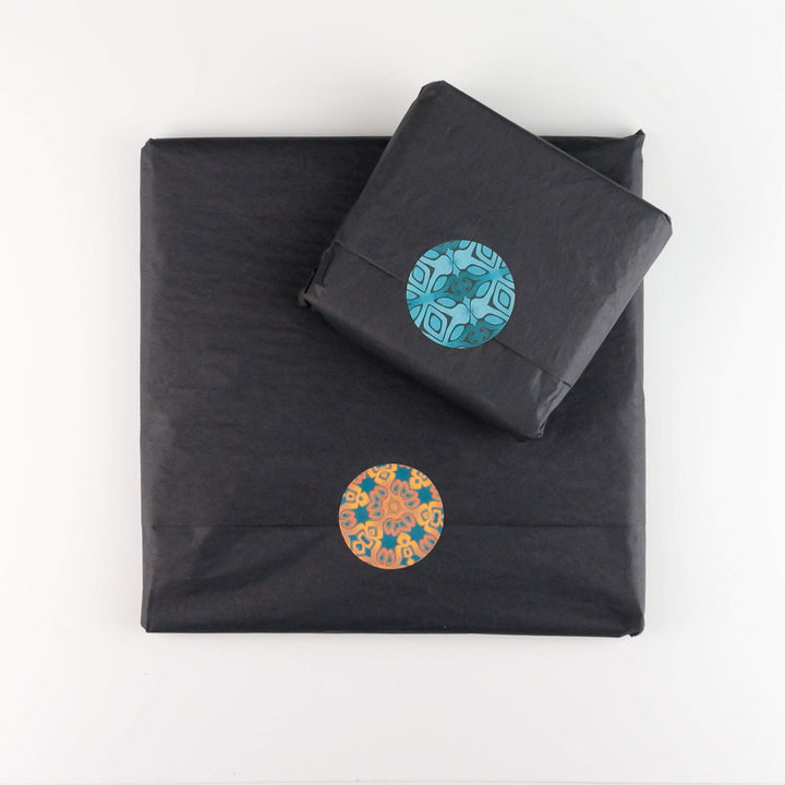 Turquoise Flower coasters